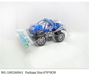 1802A0061 - Friction Power Police Car