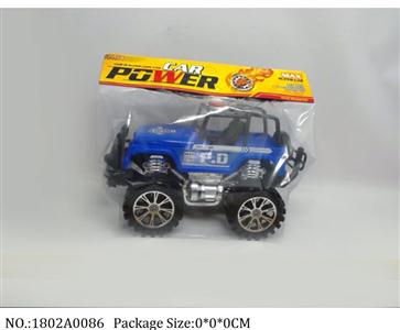 1802A0086 - Friction Power Police Car