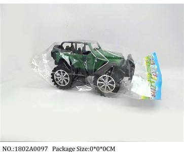 1802A0097 - Friction Power Military Car