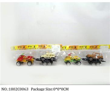 1802C0063 - Pull Back Toys