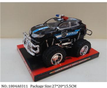 1804A0311 - Friction Power Police Car