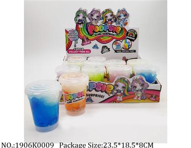 Slime Crystal 85g*12pcs<br>
mixed colors,with unicorn