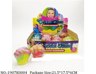 Slime crystal 50g*16pcs<br>
mixed colors