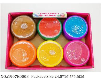 Slime Crystal 12PCS<br>
with star glitter