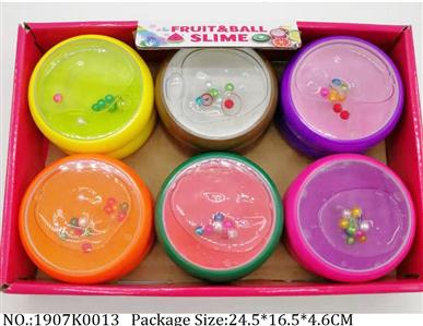 Slime Crystal 12PCS<br>
with colourful beads