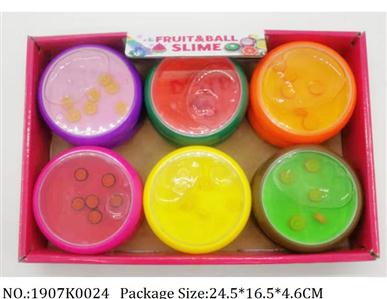 Slime Crystal 12PCS<br>
with fruit glitter