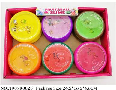 Slime Crystal 12PCS<br>
with cartoon glitter