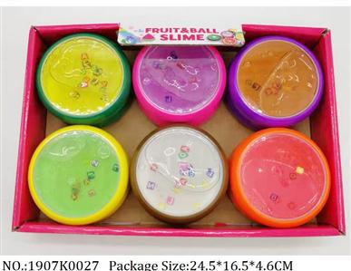 Slime Crystal 12PCS<br>
with letter glitter