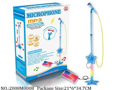 2008M0008 - Microphone
with light & music