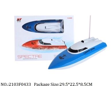 2103F0433 - Remote Control Boat
with USB charger & 3.6V battery*1