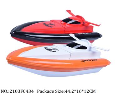 2103F0434 - Remote Control Boat
with USB charger & 3.6V battery*1