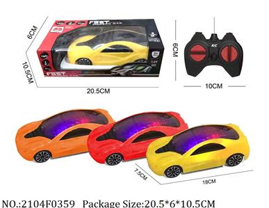 2104F0359 - 4 Channel Remote Control Car
with light