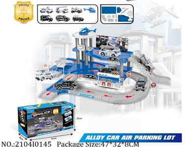 2104I0145 - Parking Lot
with free wheel die cast car