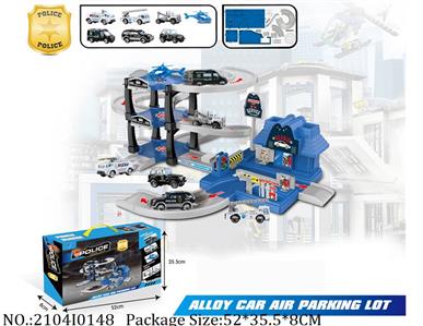 2104I0148 - Parking Lot
with free wheel die cast car