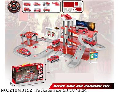 2104I0152 - Parking Lot
with free wheel die cast car