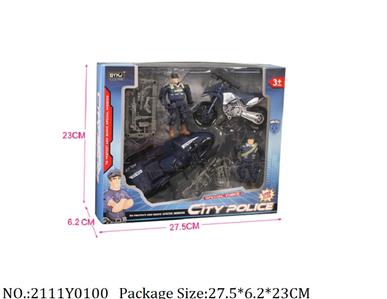 2111Y0100 - Police Playing Set