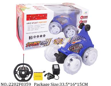 2202F0359 - 4 Channel RC Car
with light & music,with 4.8V battery*1