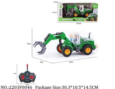 2203F0046 - 4 Channel RC Farm Car
with light,AA battery*5 not included