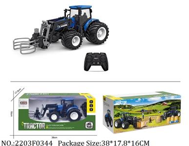 2.4G RC Die Cast Farm Car<br>
with 3.7V Li battery*1