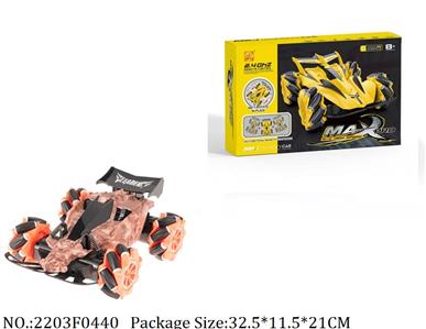 2203F0440 - 2.4G Remote Control Car
with light & music,3.7V battery*1 & USB charger included