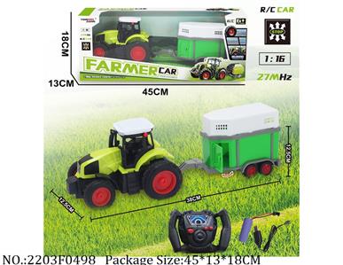 2203F0498 - 4 Channel RC Farm Car
with 3.7V battery*1 & USB charger