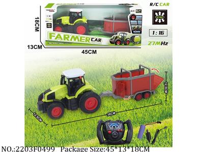 2203F0499 - 4 Channel RC Farm Car
with 3.7V battery*1 & USB charger