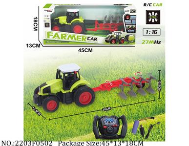 2203F0502 - 4 Channel RC Farm Car
with 3.7V battery*1 & USB charger