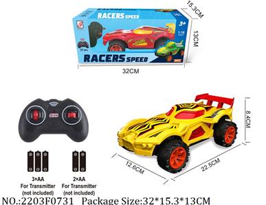 4 Channel RC Car<br>
battery not included