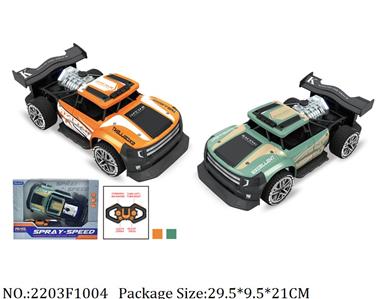 2203F1004 - 2.4G High Speed RC Car
with light,spray function,battery not included