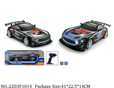 2203F1014 - 2.4G High Speed RC Car
with light,battery not included