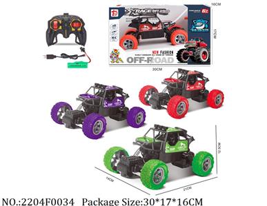 2204F0034 - Remote Control Car
with 3.7V battery*1 & USB charger