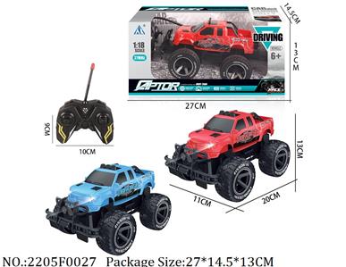 2205F0027 - 4 Channel RC Car
with light,battery not included