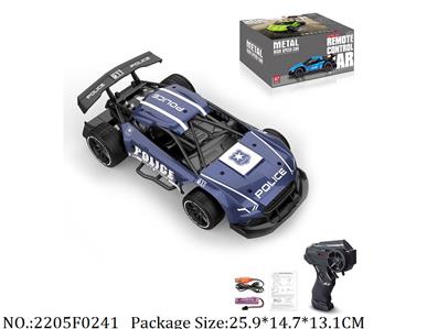 2205F0241 - 2.4G High Speed Die Cast RC Car
with 3.7V Li battery & USB charger