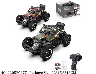 2205F0277 - 2.4G High Speed Die Cast RC Car
with 3.7V Li battery & USB charger