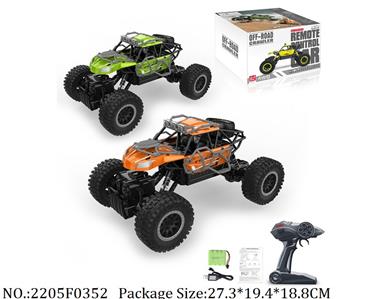 2205F0352 - 2.4G 4WD RC Car
with 4.8V battery & USB charger