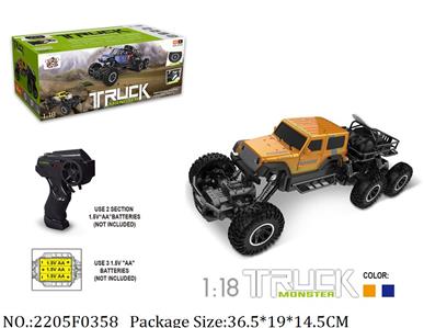 2205F0358 - 2.4G 4WD RC Car
AA battery*5 not included