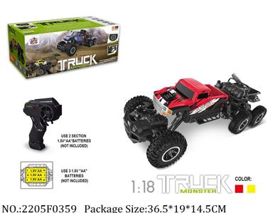 2205F0359 - 2.4G 4WD RC Car
AA battery*5 not included