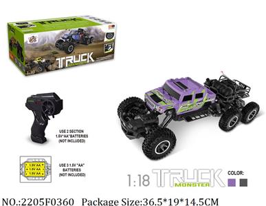 2.4G 4WD RC Car<br>
AA battery*5 not included