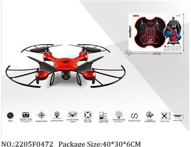 2205F0472 - 2.4G RC Drone
with 3.7V battery & USB charger