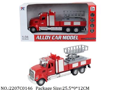 2207C0146 - Pull Back Die Cast Car