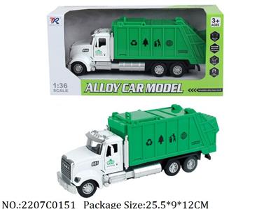 2207C0151 - Pull Back Die Cast Car