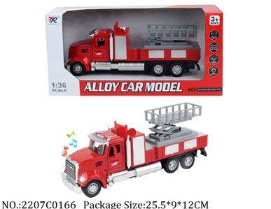 2207C0166 - Pull Back Die Cast Car
with light & sound