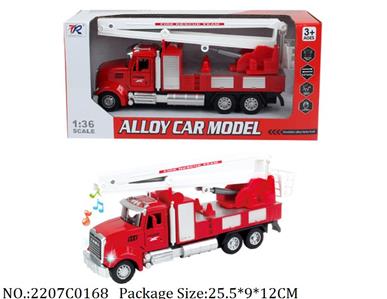 2207C0168 - Pull Back Die Cast Car
with light & sound