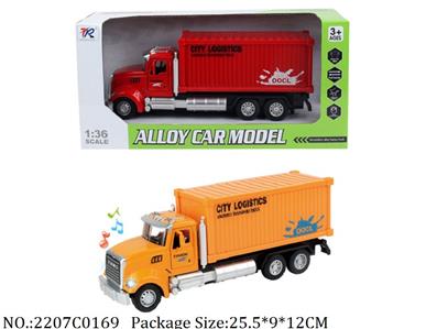 2207C0169 - Pull Back Die Cast Car
with light & sound