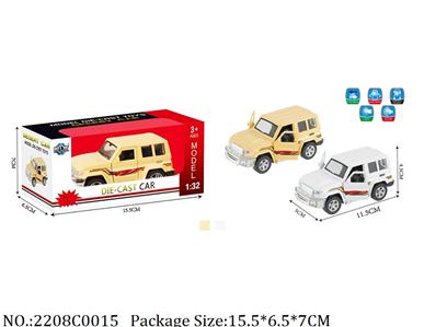 2208C0015 - Pull Back Die Cast Car
with light