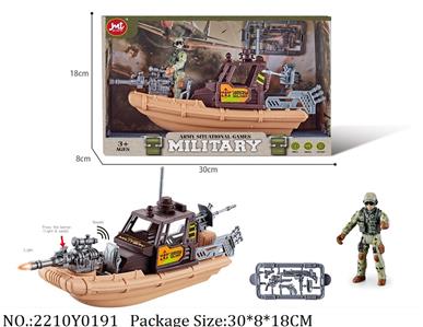 2210Y0191 - Military Playing Set
with light & sound