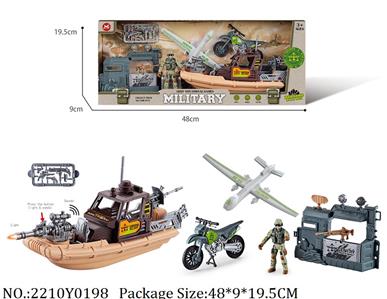 2210Y0198 - Military Playing Set
with light & sound