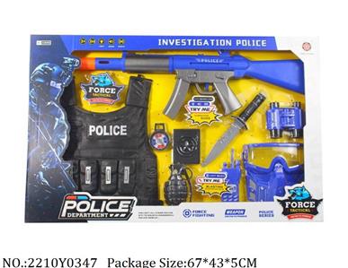 2210Y0347 - Police Playing Set
with light & sound