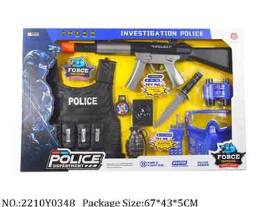 2210Y0348 - Police Playing Set
with light & sound