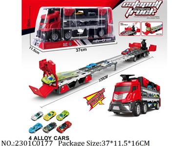 2301C0177 - Shoot Off Track Car
with 4pcs die cast cars